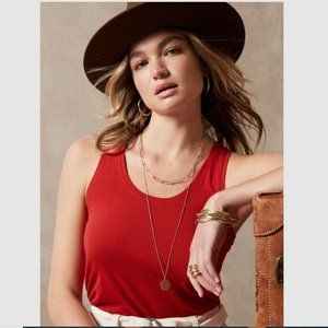 Banana Republic Timeless Classic Tank Samba (red)